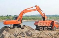 Прокуратура области приостановила незаконную добычу и реализацию песка в Днепропетровске