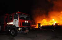 ​Масштабный пожар в Кропивницком: горели цистерны с газозаправочным оборудованием