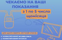 Дніпровська філія «Газмережі» нагадує про передачу показань газових лічильників