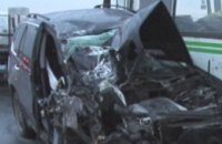 ДТП на Кайдакском мосту: водитель BMW X5 скрылся с места происшествия (ОБНОВЛЕНО+ВИДЕО)