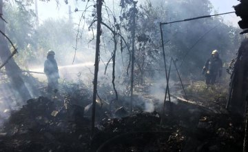 В Самарском районе Днепра сгорел дачный дом
