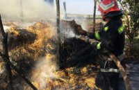 В Кировоградской области во время пожара на сеновале погиб 4-летний ребенок