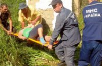 В Днепропетровской области пожарные спасли упавшую в колодец женщину