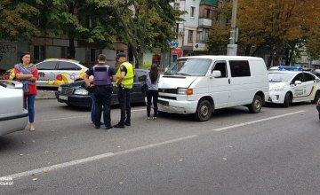 В Днепре на проспекте Поля произошло тройное ДТП