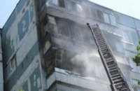 В Запорожье в результате пожара сгорело 6 квартир