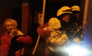 В Киеве произошел пожар в высотке: эвакуировано 25 человек