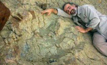 В Боливии найден рекордно большой след динозавра
