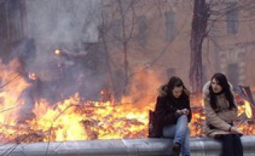 В Днепропетровске загорелась школа №35