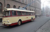 В Черновцах отреставрировали 40-летний троллейбус (ФОТО)