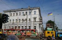 В центре Днепра в результате аварии остановлено движение трамваев и троллейбусов 