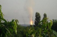 В Авдеевке из-за обстрела загорелся газопровод