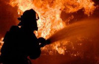 Пожар в Днепре: на улице Коксовой горела столярная мастерская (ФОТО, ВИДЕО)