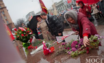 Днепропетровские коммунисты отметили 96-ю годовщину Октябрьской революции