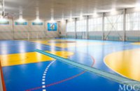 В спорткомплексе Палоградского химзавода открылся первый в Украине мультиспортивный зал с высокоэкологичным покрытием