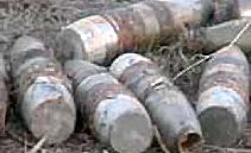 В Днепропетровской области обнаружили целый арсенал снарядов времен ВОВ