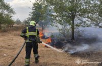 За минулу добу вогнеборці ліквідували 59 займань у екосистемах Дніпропетровщини