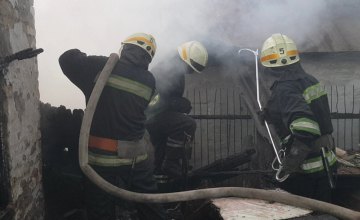 Сгорела хозпостройка, огонь перебросился на летнюю кухню: в Днепре ликвидировали пожар в частном доме