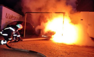 В Каменском спасатели ликвидировали возгорание автомобиля