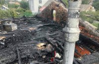 ​В АНД районе Днепра горел частный двухэтажный дом: площадь пожара составила почти 70 кв. м