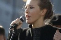 Ксения Собчак побывала на Евромайдане