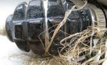 Житель Днепропетровска пошутил, «забыв» в магазине фальшивую гранату