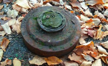 Под Днепром грибники нашли "противотанковую мину" на лесной тропинке (ФОТО)