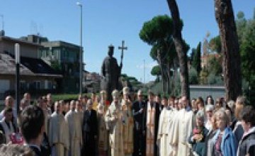 В Риме открыли памятник Владимиру Великому