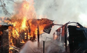 В Кривом Роге спасатели ликвидировали пожар в хозяйственных постройках