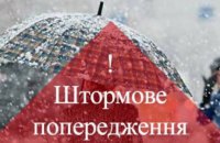  На Днепропетровщине объявлено штормовое предупреждение: снег, усиление ветра и гололед