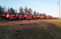 В Херсонской области продолжается ликвидация масштабного лесного пожара (ФОТО)