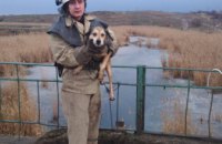 На Днепропетровщине спасатели вытащили собаку из замерзшего водохранилища