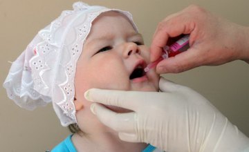 Массовая вакцинация от полиомиелита стартовала на Днепропетровщине