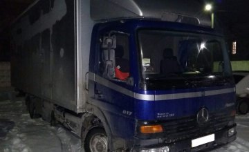 В Кривом Роге полицейские задержали грузовик, разыскиваемый в Волынской области