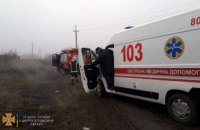 Не доехали: в Широком машина экстренной медицинской помощи погрузла в грязи (ФОТО)