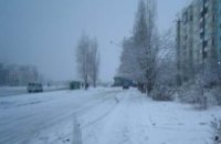 В Днепропетровске снег убирали 65 машин