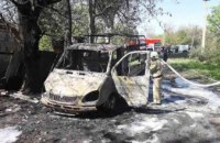 В Днепропетровской области на временной стоянке сгорел грузовик