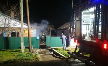 В Никополе во время тушения пожара было обнаружено тело хозяина дома