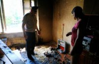 В Днепропетровской области в девятиэтажном доме случился пожар