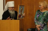 Митрополит Ириней поздравил Татьяну Перцеву с назначением на пост ректора Днепропетровской медакадемии