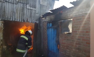 На Днепропетровщине произошел пожар в летней кухне частного дома