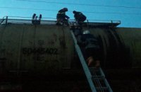 Во Львовской области парня поразило электрическим током на цистерне грузового поезда