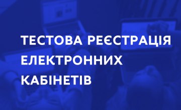 Поступающие из Днепропетровщины могут протестировать электронные кабинеты и потренироваться подавать заявления онлайн