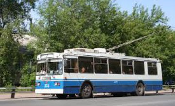 В Днепре троллейбус №10 будет курсировать по новому маршруту