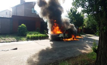 В Никополе мужчина сгорел заживо в собственном автомобиле (ФОТО)