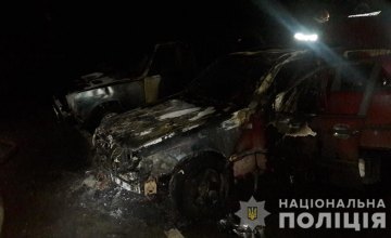 ​В Харькове ночью сгорело 3 автомобиля 