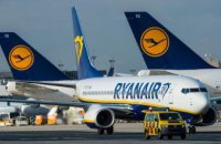 Ryanair объявил об отмене полетов в Украину