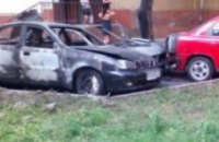 В Днепропетровске на пр. Гагарина ночью взорвались 2 машины