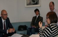 Евгений Удод провел встречу с руководителем проекта по оптимизации местного самоуправления DESPRO