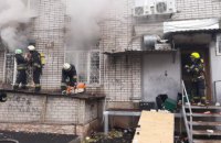 В Днепре горели складские помещения на улице Калиновая (ФОТО)