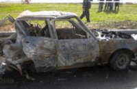 В Днепропетровске водитель сгорел в собственной машине (ПОДРОБНОСТИ+ФОТО)